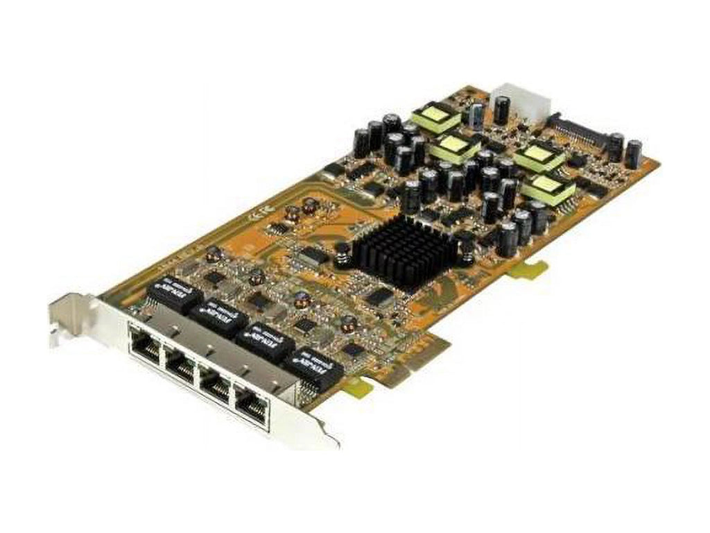 Express - 4 Gigabit StarTech.com over PoE Ethernet Power PCIe Network / Card Port