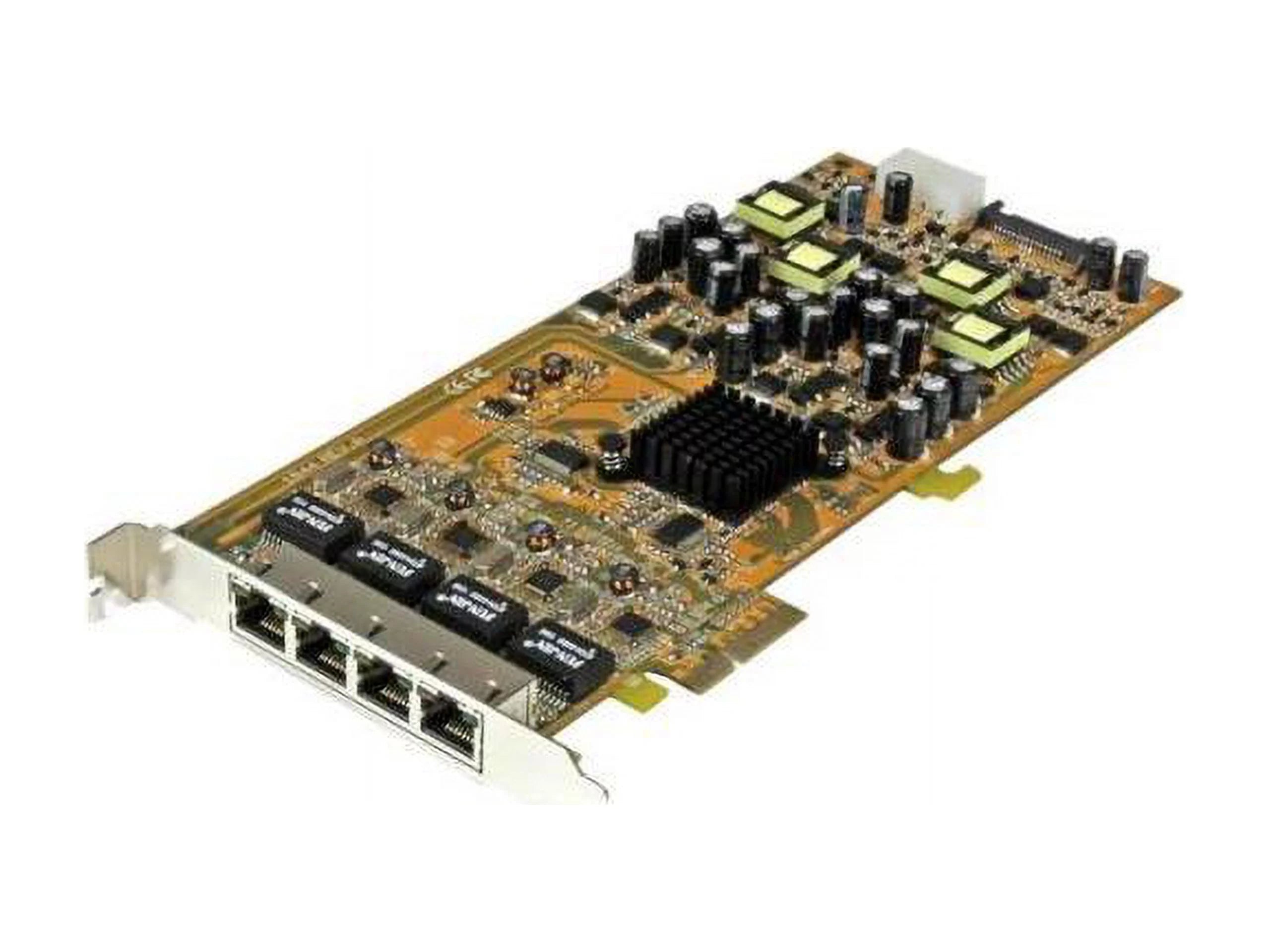 Express - 4 Gigabit StarTech.com over PoE Ethernet Power PCIe Network / Card Port