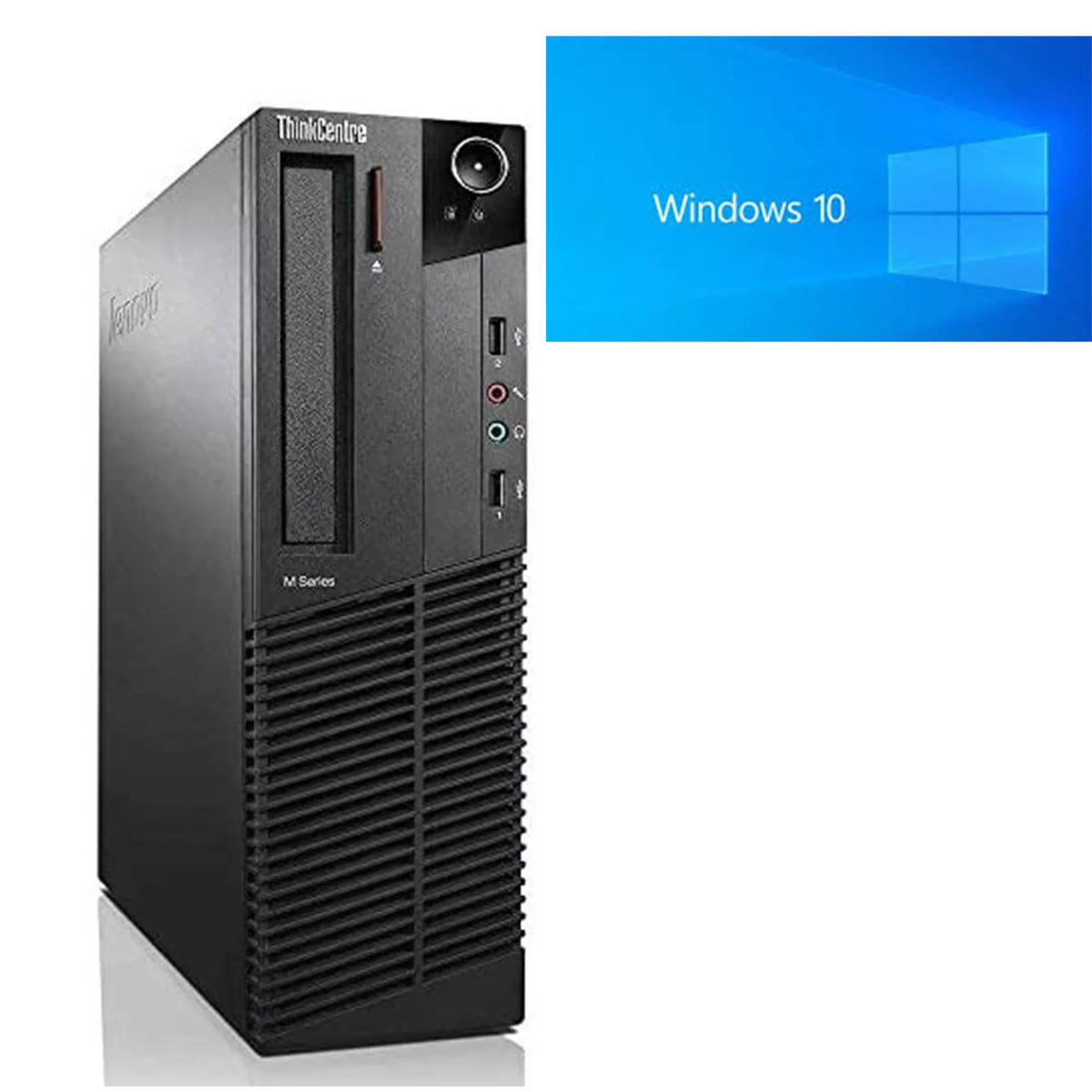 Wifi i5 10 8GB Desktop Pro HDD Ram Windows Computer PC LENOVO Core 500GB