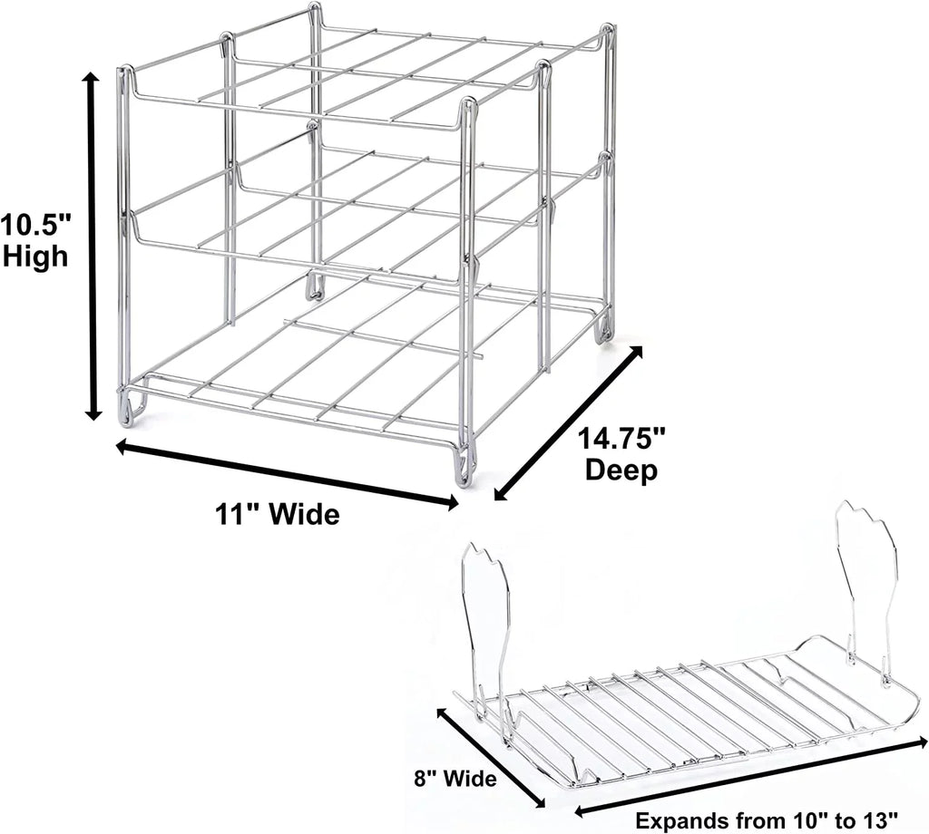 | Rack Lifter Roasting Saving Turkey For Oven Baking Space (1) Rack Multiple Includes Roasting Collapsible Turkey Rack Oven & (1) Oven | Tasks 3-Tier Rack And Lifter &