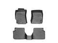 Row, WeatherTech Fit 2009-2013 compatible 1st - with 2nd Forester Custom FloorLiners & Black Subaru