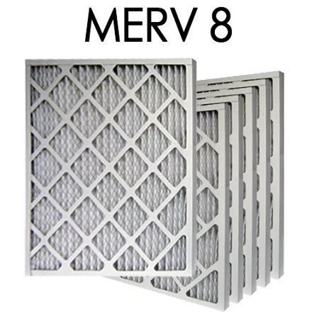 | - Filter MERV 8 23.375x23.375x.75 Air Actual Pleated 24x24x1 dimension 6PK