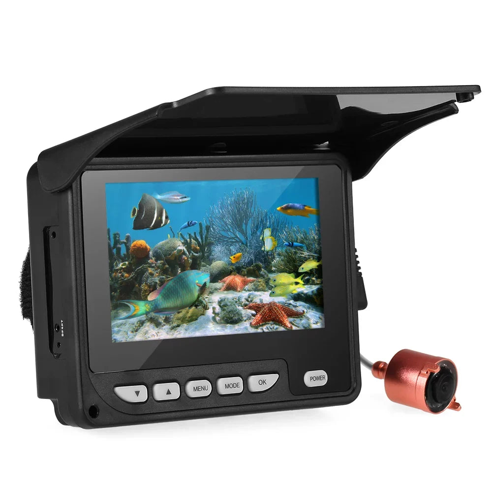 with 20M Carry Camera Vision Waterproof Underwater 4.3 Inch Fishing Boat Ice Fishing Fish Walmeck Cable Bag Portable Camera Finder Night