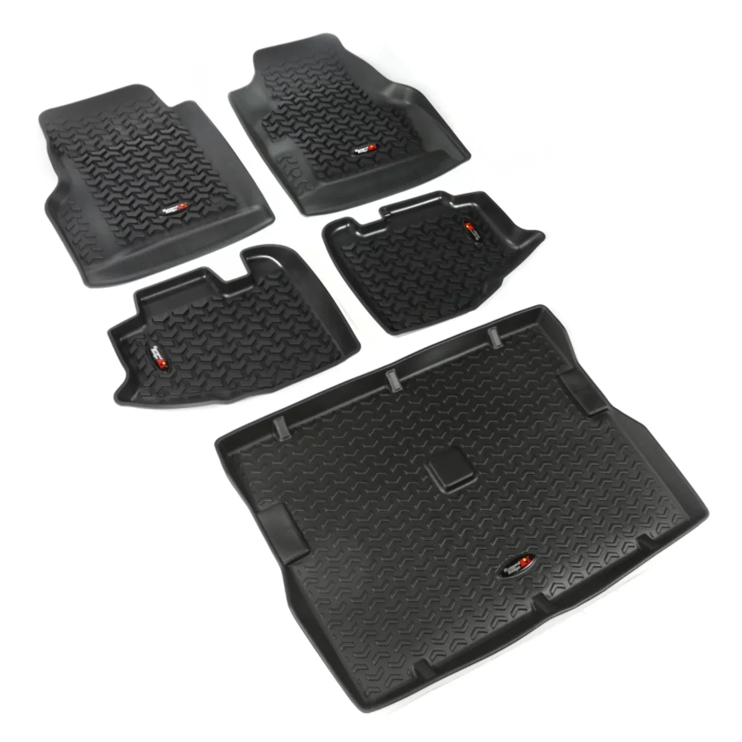 1997-2006 Fits Ridge 12988.10 | by | Wrangler Front/Rear/Cargo Rugged with | / Liner, Floor RealTruck Jeep