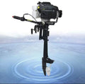 Inflatable Heavy Shaft Motor Vessel Shaft System Duty Propeller Air Cooling Trolling Miumaeov 3.6HP Control Outboard Tiller Fishing 2 Engine Stroke
