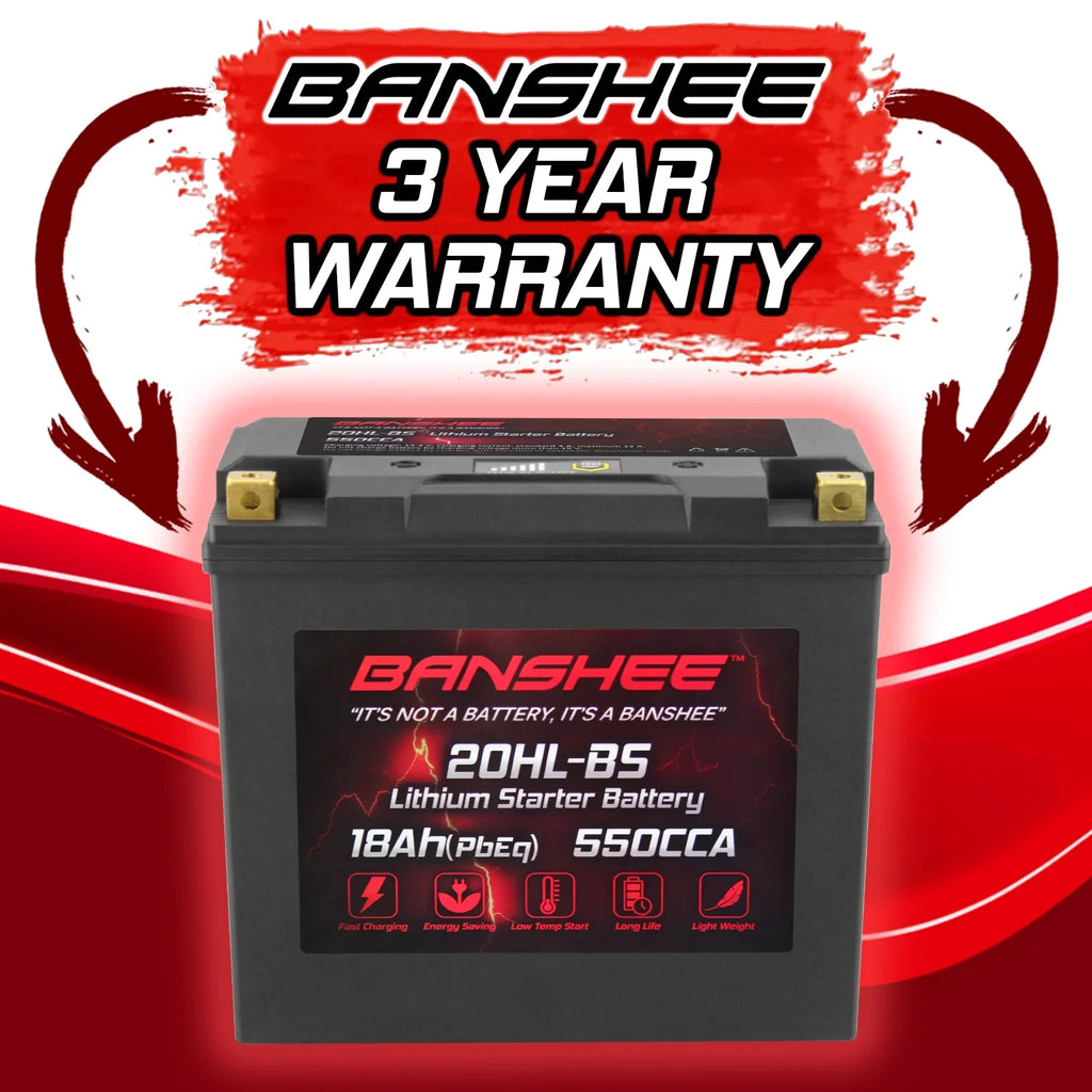 to 2005 with Battery YTX20L- 2005 Banshee LiFePO4 3D Fits Sea-Doo Motorsports