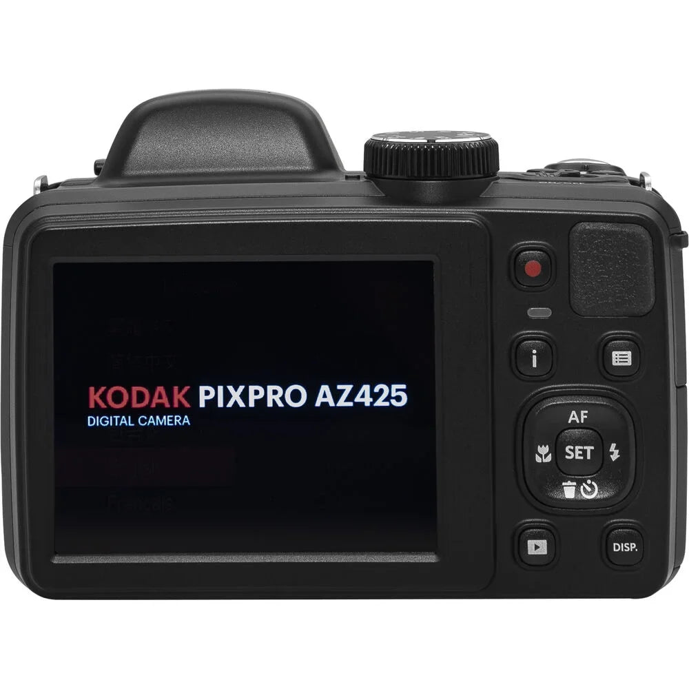 AZ425 Digital Extra Case Kodak (Black) Camera +Tripod Kit + Battery + -64GB PIXPRO