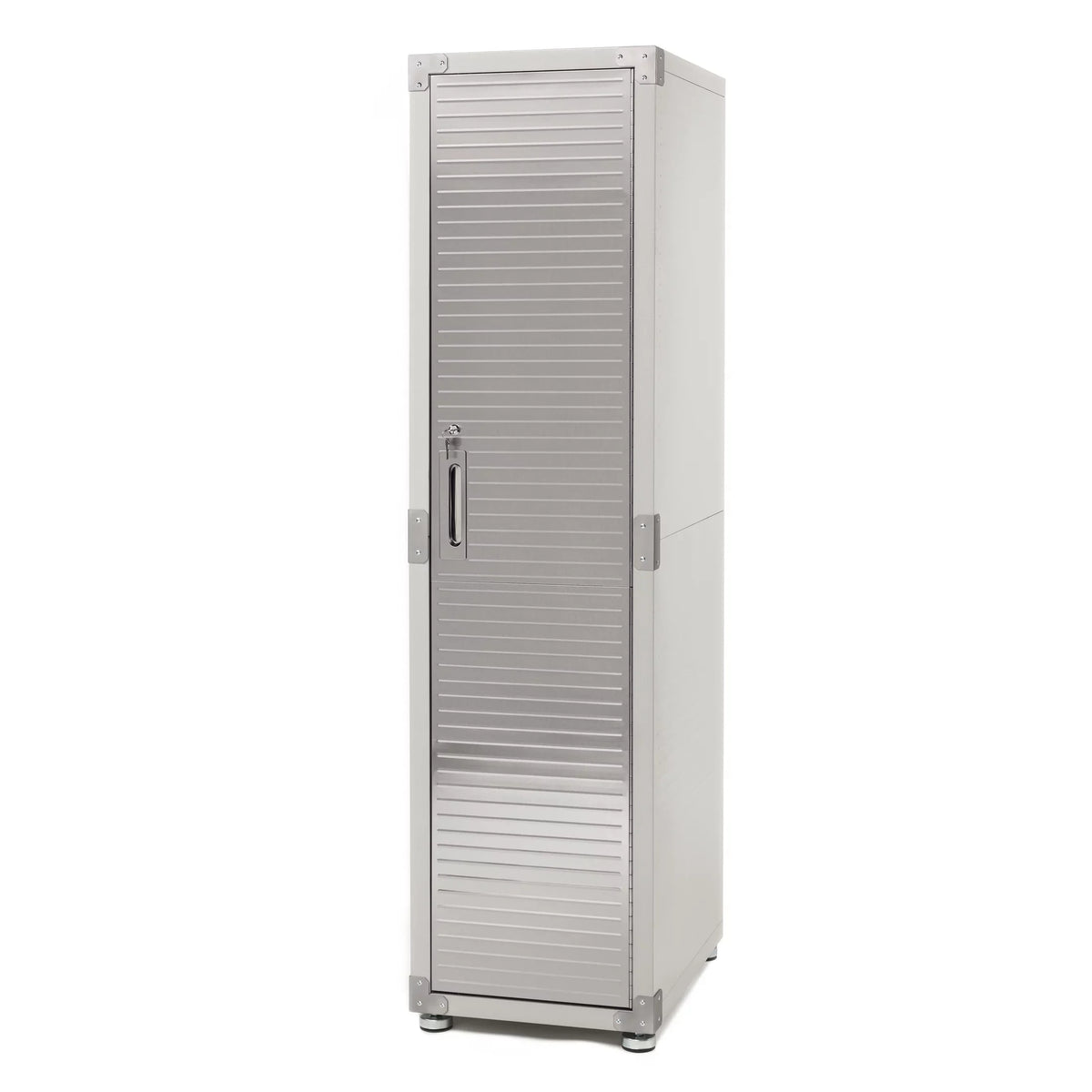 Storage 18" Cabinet, UltraHD Gray 24" x Seville Granite W 72" H, D x Locker Classics