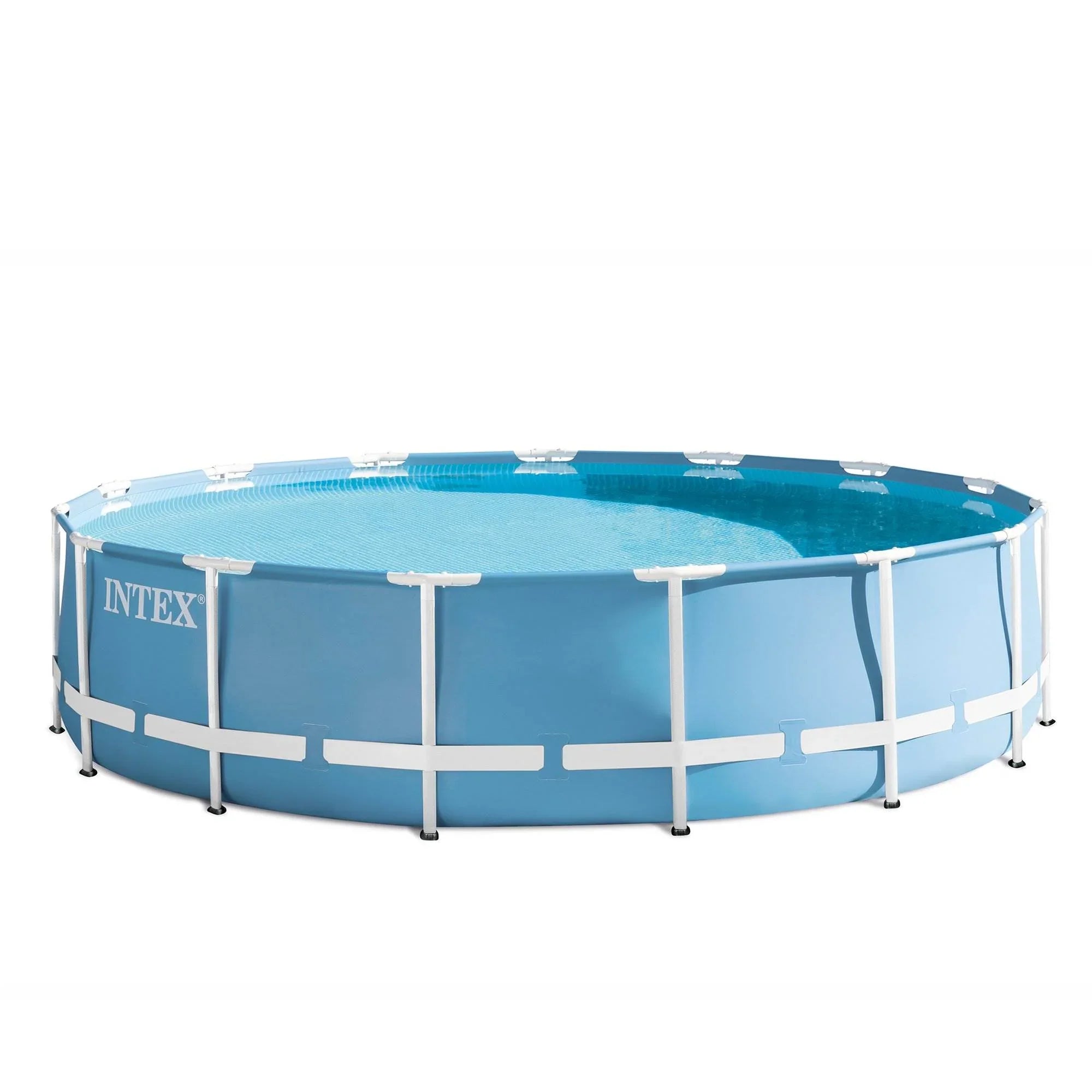 Prism Above 42in Swimming & x Ground Pump 15ft Intex 15ft Steel Set x Frame Pool
