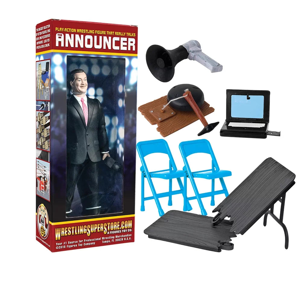 For Gear Deal Wrestling Special Figure Action Wrestling Figures Announcer 5