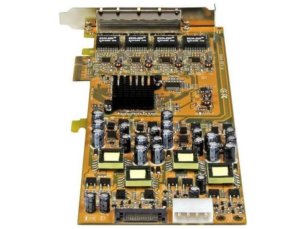 Express - 4 Gigabit StarTech.com over PoE Ethernet Power PCIe Network / Card Port