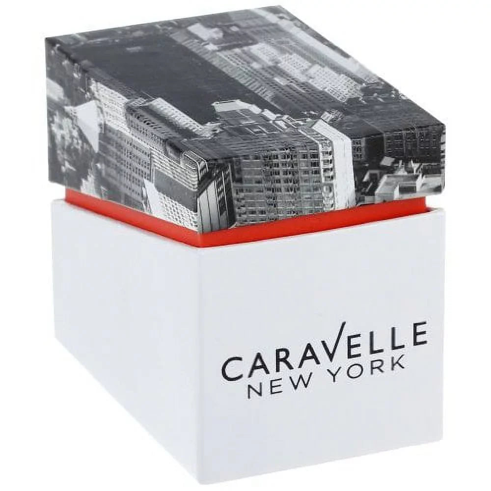 Caravelle Silver-Tone Watch Analog-Display New 43L167 Japanese-Quartz Women's York