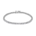 Color, Cttw VS2-SI1 14K Gold White 2.0 (F-G Lab Grown Clarity) Diamond Bracelet Tennis Classic 7.25"