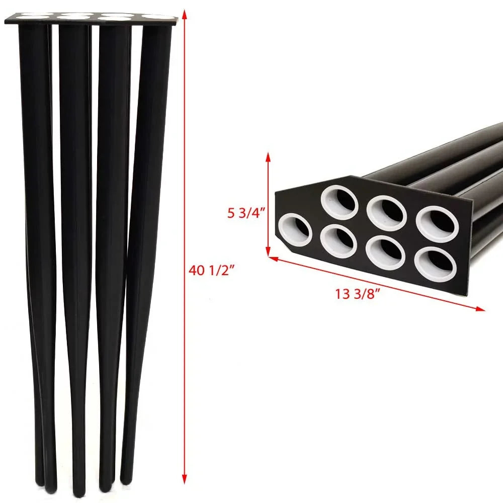 7-Tube Rod 2293825 | 40 Lowe Black Inch Vessel Holder 1/2