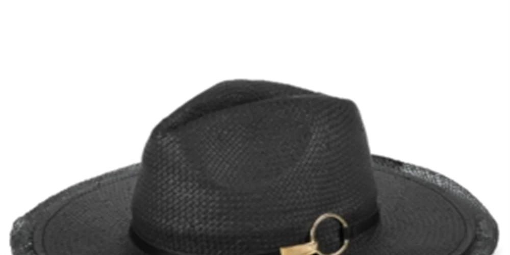 Hat Camuto Size Black Men's Panama Ring Vince Regular