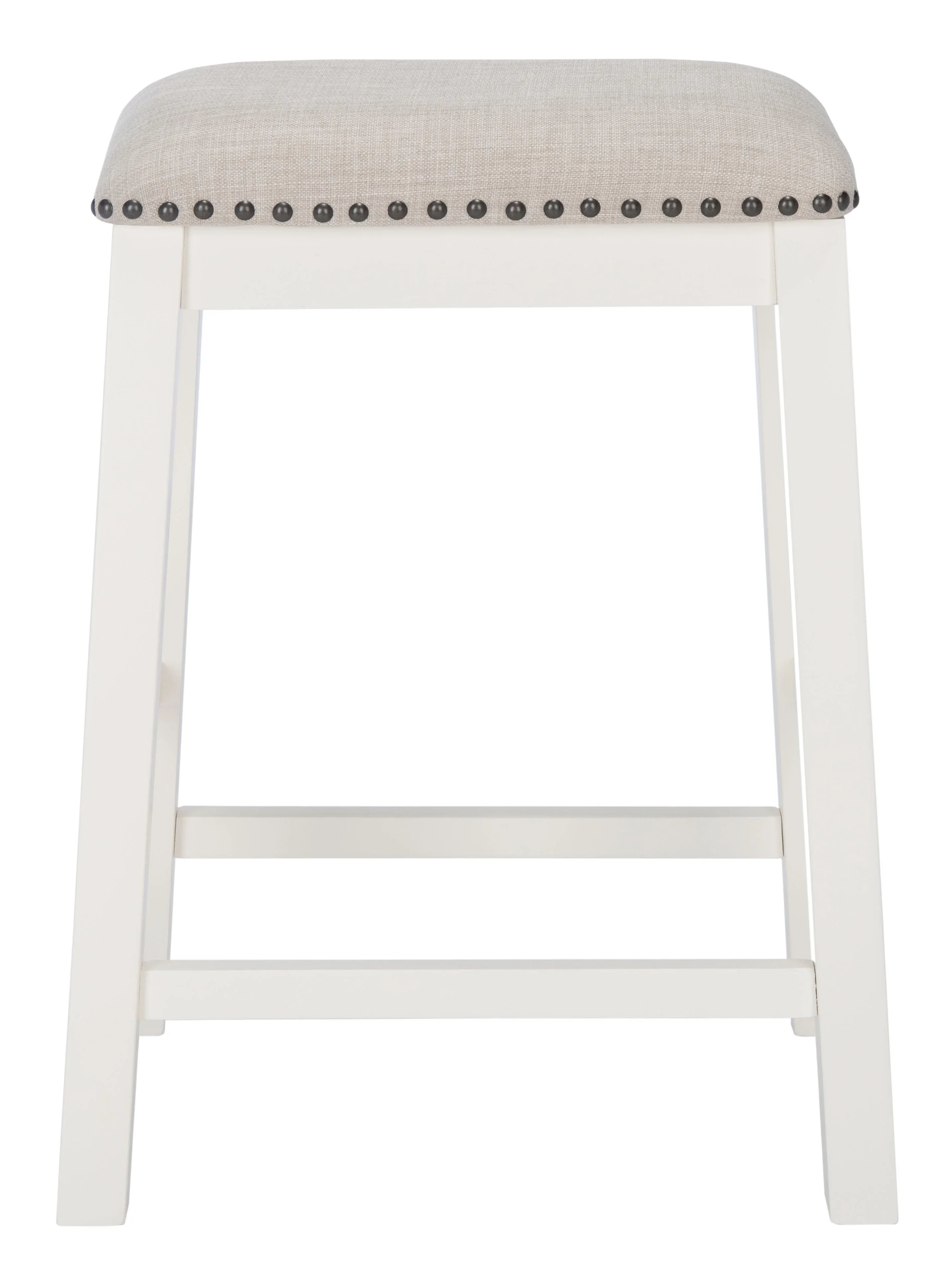 in. 25 x W Aero in. White, in. 2 13 of H) (18.8 x D Mid-Century Stool, Set Counter