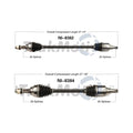 Axle 2016 Assembly TrakMotive 2017 For Joint 2018 Assembly 2013 Sentra Nissan Shaft 2014 Front 2015