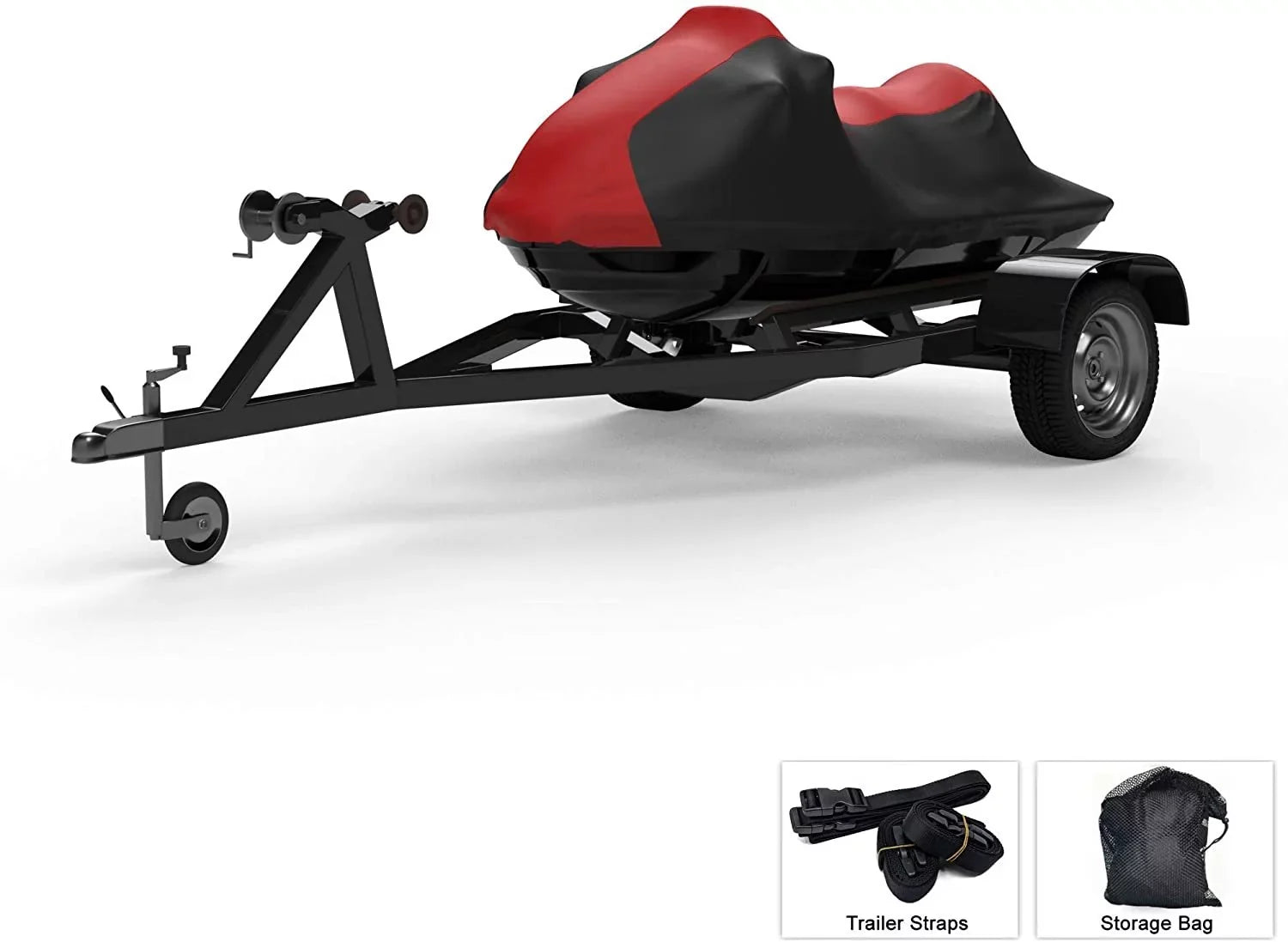 Rain, - Rays, Trailer Shields Straps Climaticproof Sun, and - 2021 Color All -C Storage Bag and Includes - for Climatic - /Black More! Ski from Protects Jet Yamaha Trailerable