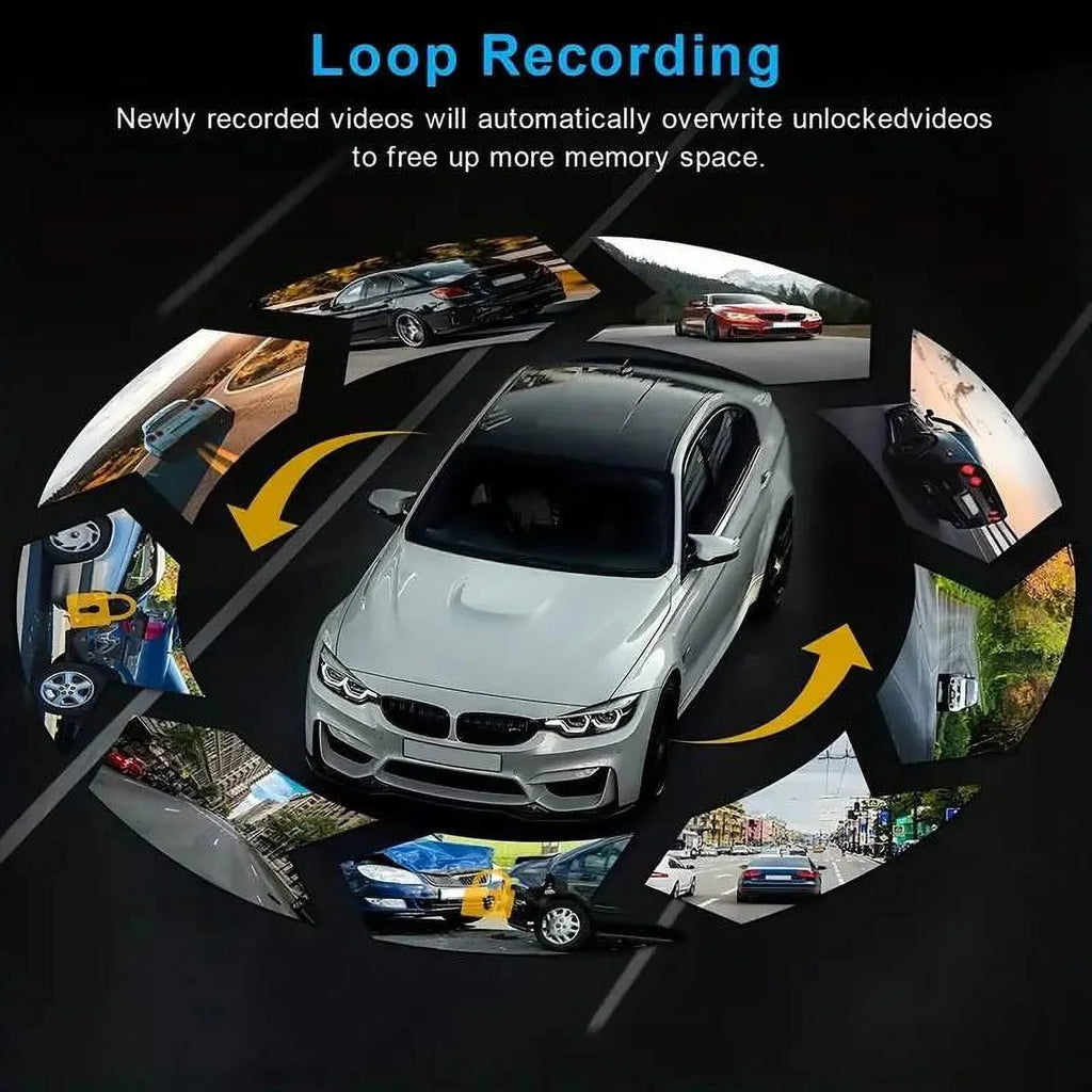 And Cameras Dual Dash Rear WIFI Interior With DVR 3 Front Night And Vehicle GPS 1080P DashCam Auto Camera Cam Car Lens