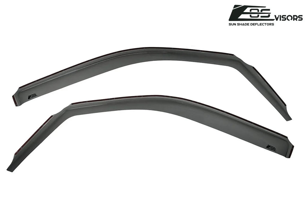 Crew Side Extreme Store Guards Online 2009-2014 Cab | Tinted in-Channel Vents Visors F-150 Smoke Window for design EOS Deflectors Rain