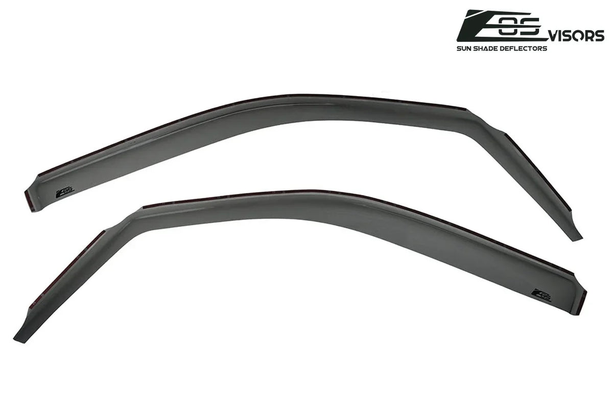 Crew Side Extreme Store Guards Online 2009-2014 Cab | Tinted in-Channel Vents Visors F-150 Smoke Window for design EOS Deflectors Rain