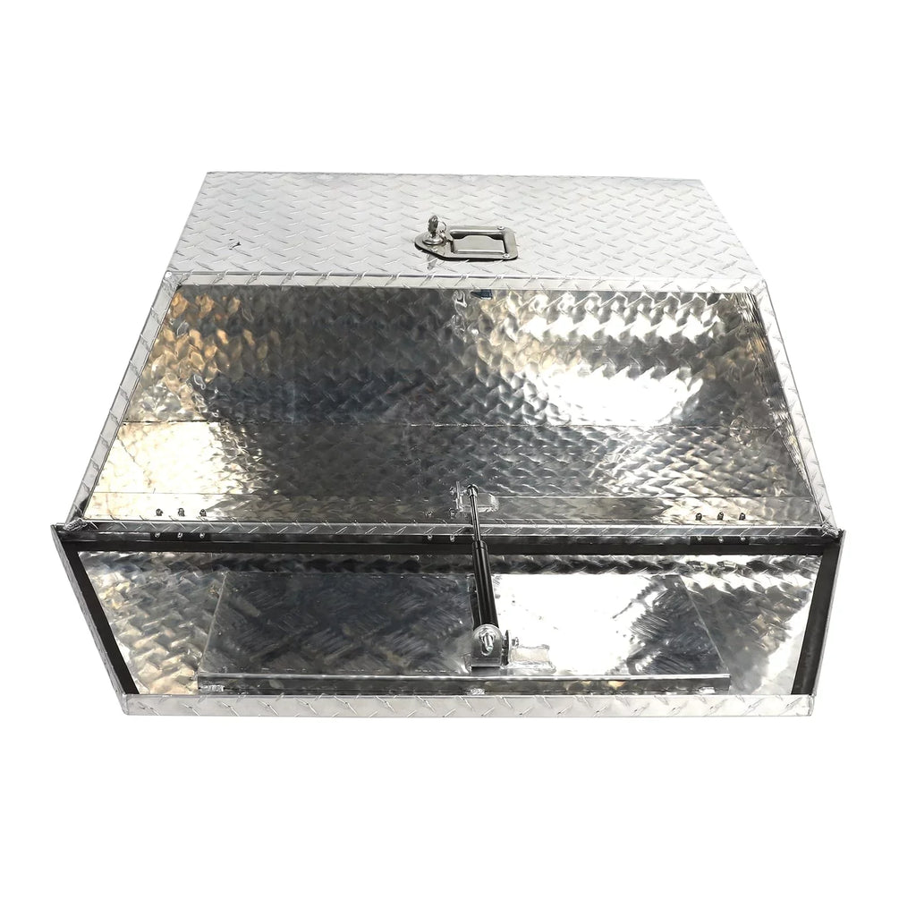 Storage on x 12 x Trailer, and for Keys Box 16.5 Your Plate with Tongue Duty Diamond Confote Inches Trailer Silver,39 Aluminum Lock Secure Heavy Tool