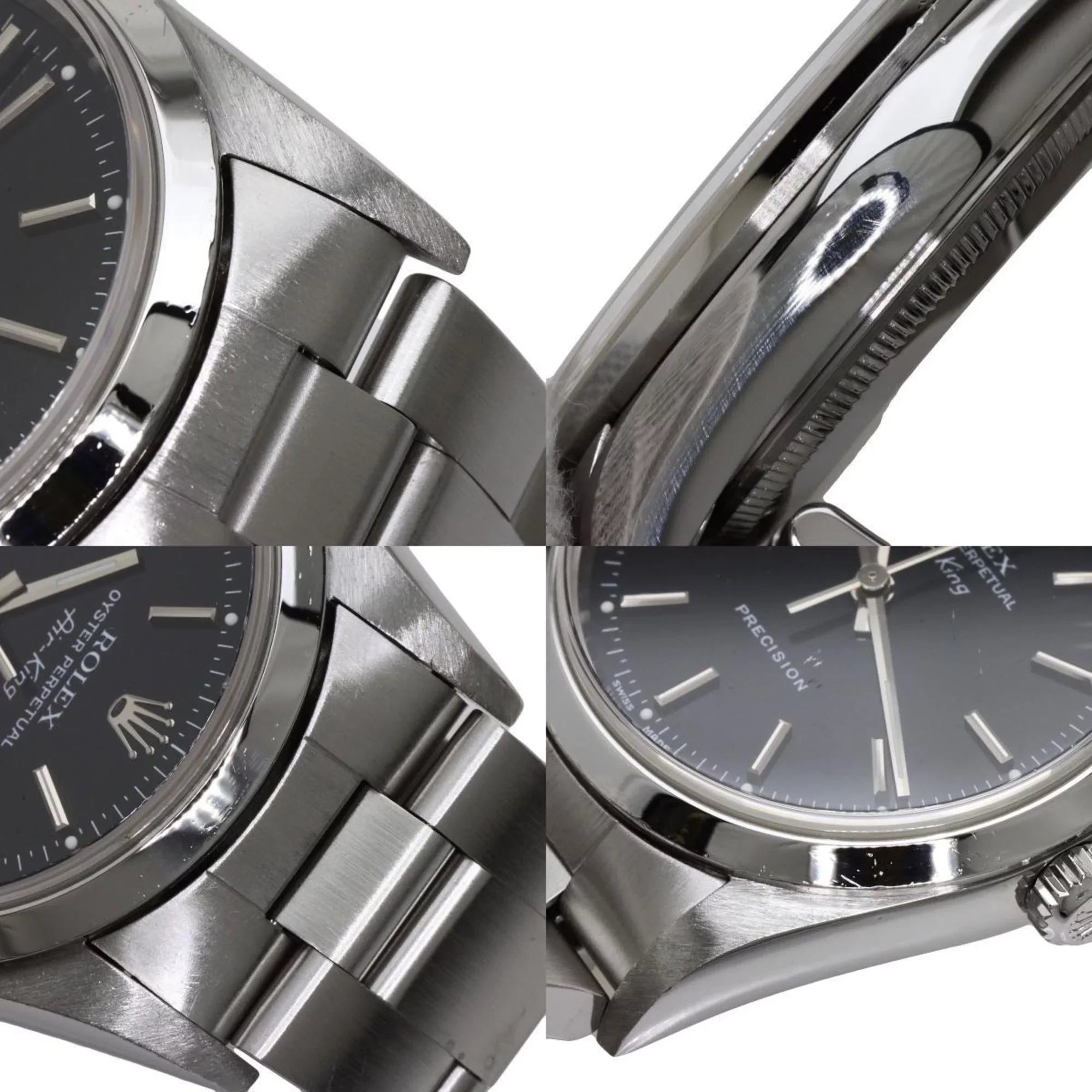 Steel Watch Rolex Men's 14000M Pre-Owned King (Good) Air Stainless