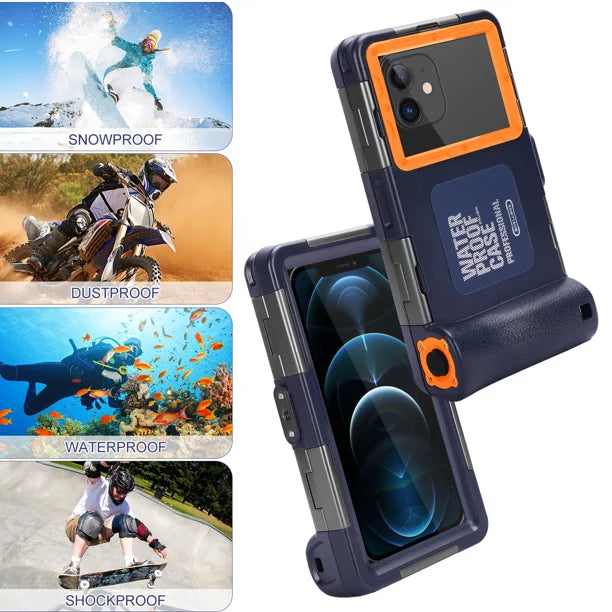 18T Diving Photo Snorkeling Underwater Protective UrbanX for Up Camon Swimming Phones Waterproof Inch all Video to Professional Surfing Tecno And Case 6.9 [15m/50ft] LCD Housing Lanyard with