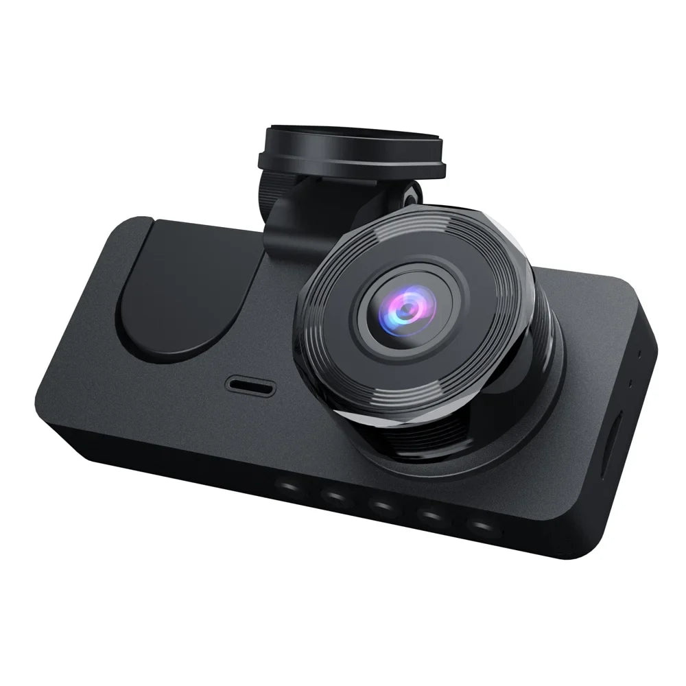 Camera Recording Lock Support 2 Recorder Inside One-Key & & Shinysix Driving Motion Inch Rear 1080P Camera Loop Night-Vision Front Detection Dashcam Screen Dash DVR
