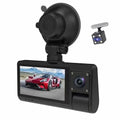 Video Auto Connectivity - Safety - with Recorder 3-in-1 Rearview Camera, Dash Clear Recording, Screen Wide Touch Cam Angle Driving Mirror WiFi