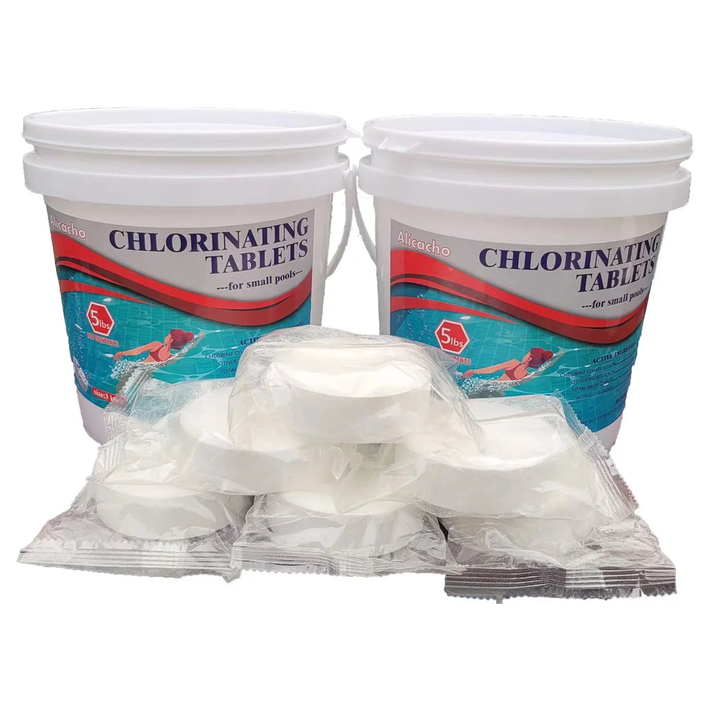 10LB Wrapped 3Inch 99% Swimming Tri-chlor Pool&Tub Chlorine Tablet Individually