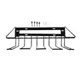 Storage for Wall Floating Easy Design Tier Utility Wire Rack Duty Tool Shelf Accessories Mount Assemble Heavy Metal Two Access Easily