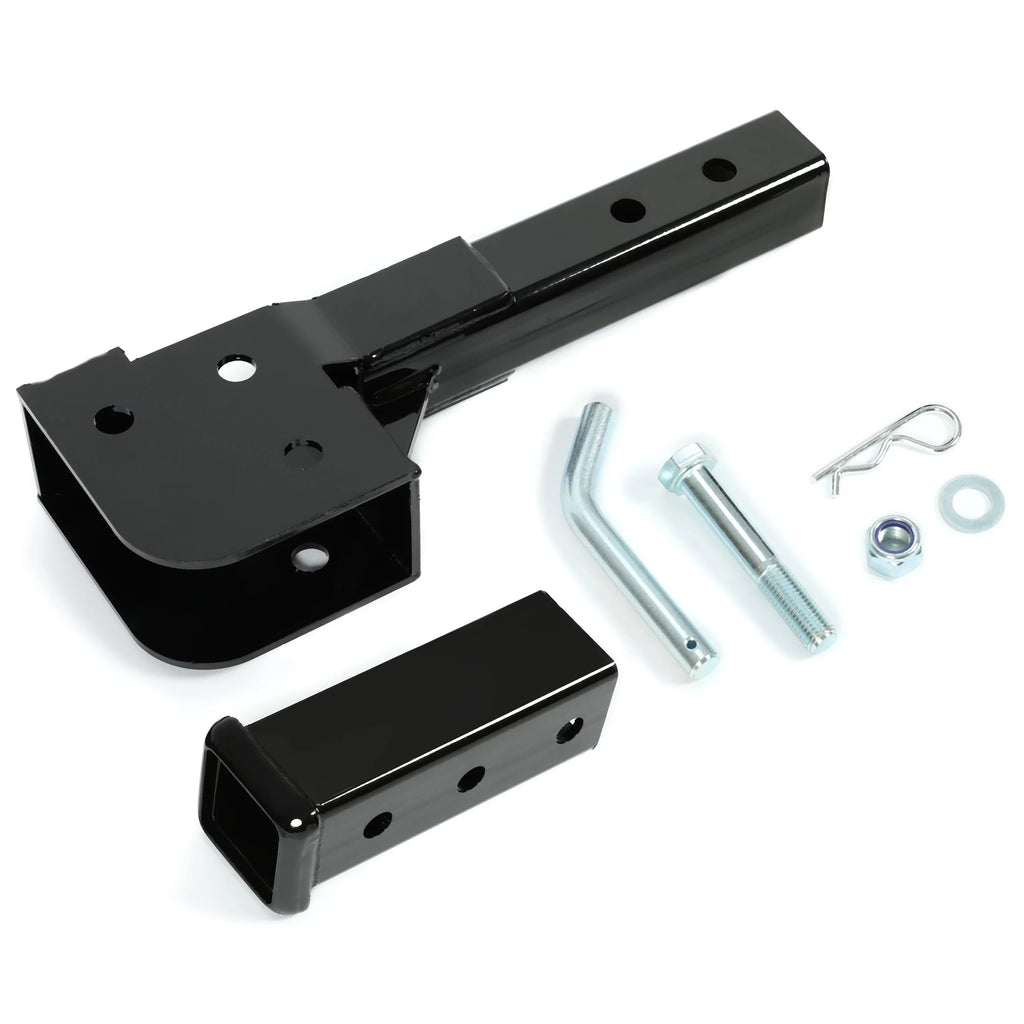 to Mount Receiver Black Up Pounds Trailer Folding Tongue 500 Kojem Cargo Carrier Hitch Weight Wheelchair Steel 2”