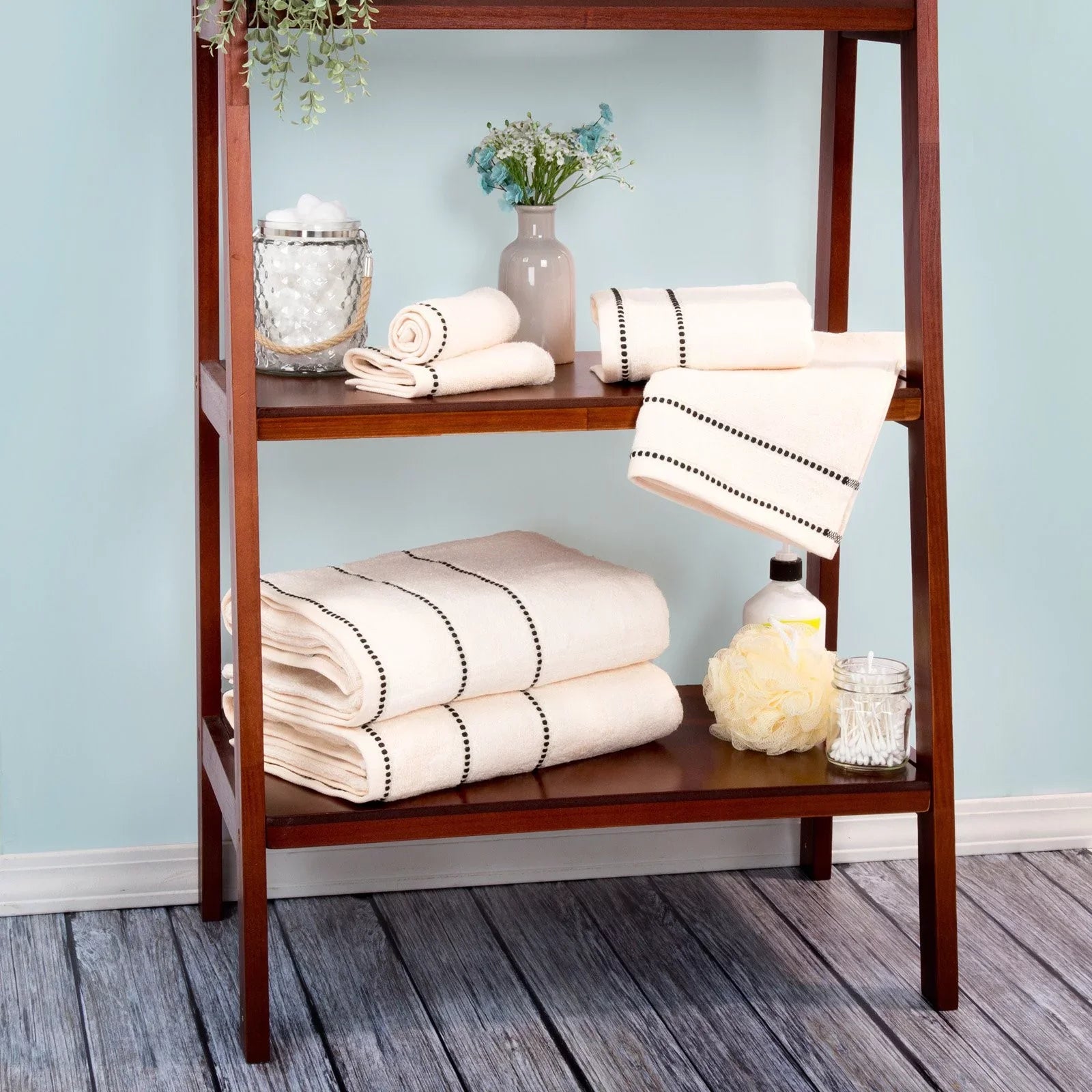 Set, Black Bone Quick Piece Trademark Dry Set- 6 & Zero Towel - Twist Luxury Cotton Global Soft &