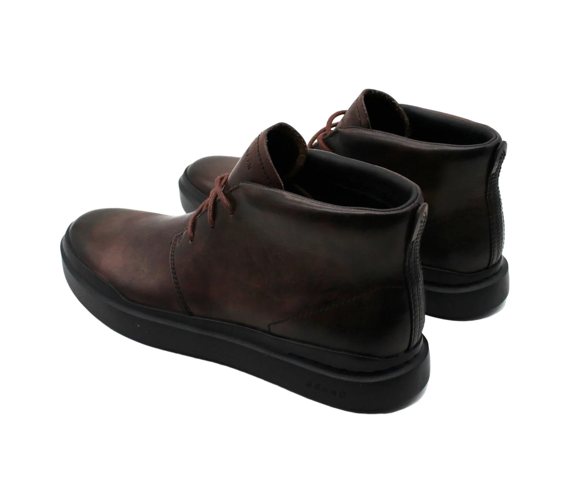 Cole Rally Chukka Chukka Leather (9.5) up GrandPro Mens Lace Haan