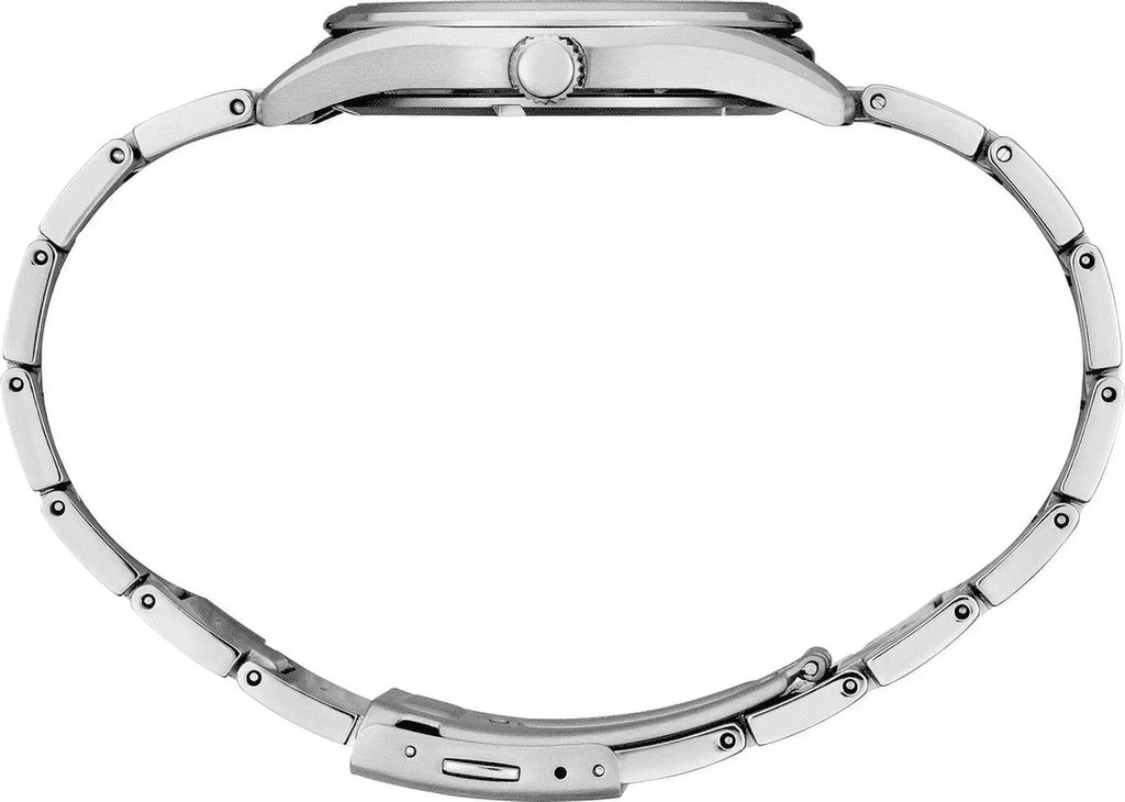 Black Watch Quartz Men's Dial SUR375 Classic Seiko