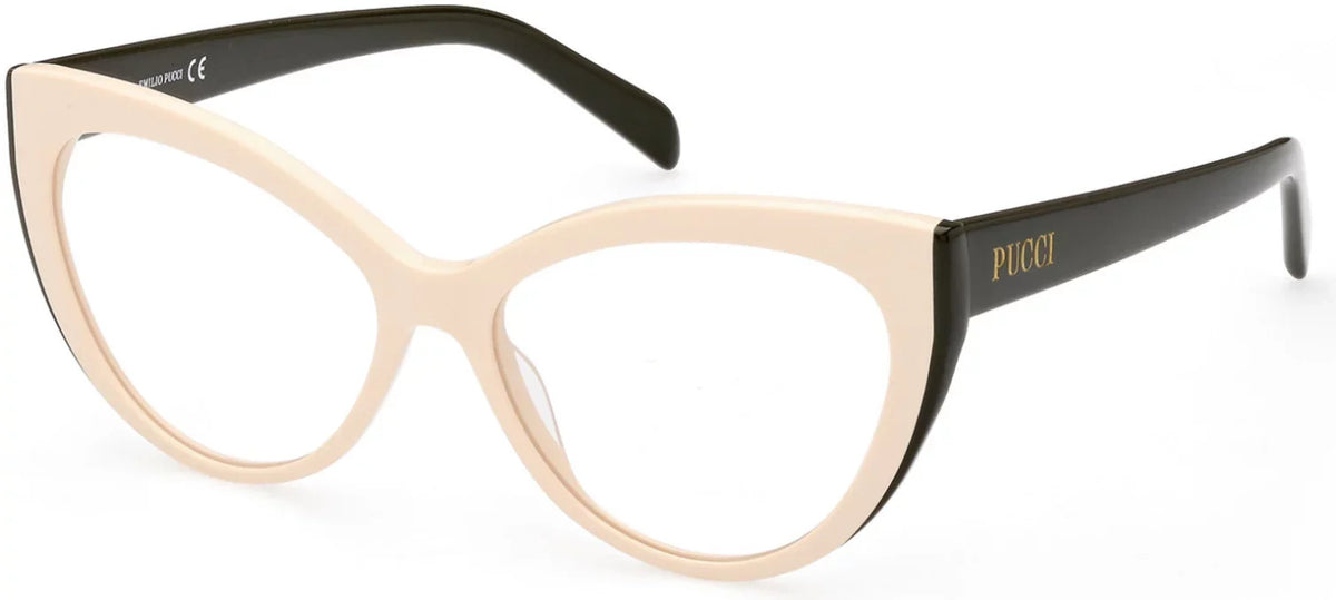 Emilio Green Shiny Light EP Eyeglasses Pucci 024 White 5215 /