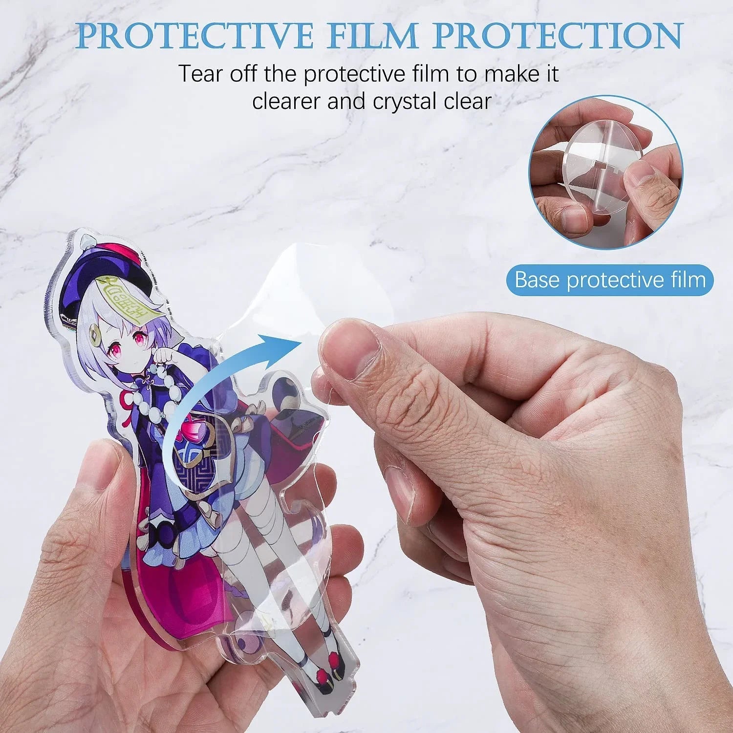 for Game Fans' Figure,Colorful and Design Character Stand Genshin Acrylic (Mona) Exquisite Impact Collection Characters