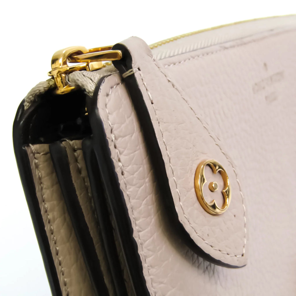 (Good) Louis (bi-fold) Wallet Leather Vuitton Comete Pre-Owned Galle Wallet Cachemire Women's Long Veau M63104