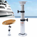 Marine Pedestal Removable Vessel Thickened Caravan Base Motorhome Table Mount Aluminum Miumaeov Camper Table Frame Alloy Stand 16.9"-29.1"Adjustable Leg for