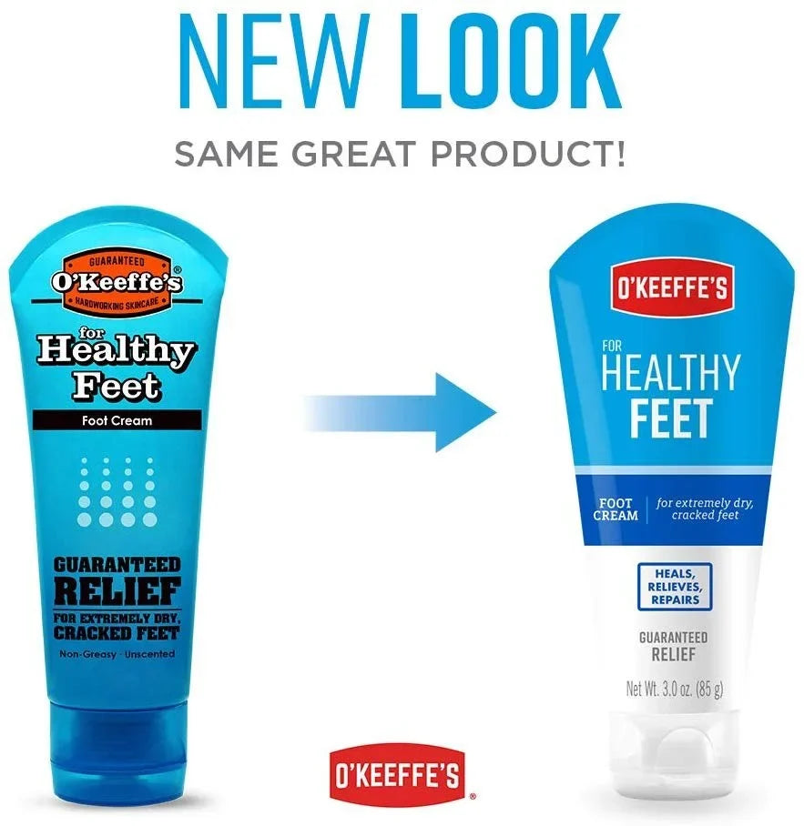 Healthy Tube, ounce Foot of Feet 3.0 Cream, O'Keeffe's 8 Pack