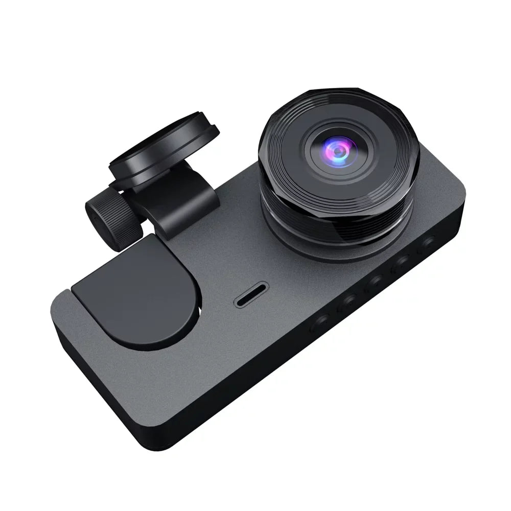 Camera Recording Lock Support 2 Recorder Inside One-Key & & Shinysix Driving Motion Inch Rear 1080P Camera Loop Night-Vision Front Detection Dashcam Screen Dash DVR