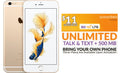 Sim iPhone Card 64GB Speed Pre-Owned Unlocked 6S Good) + Gold Talk (Refurbished: