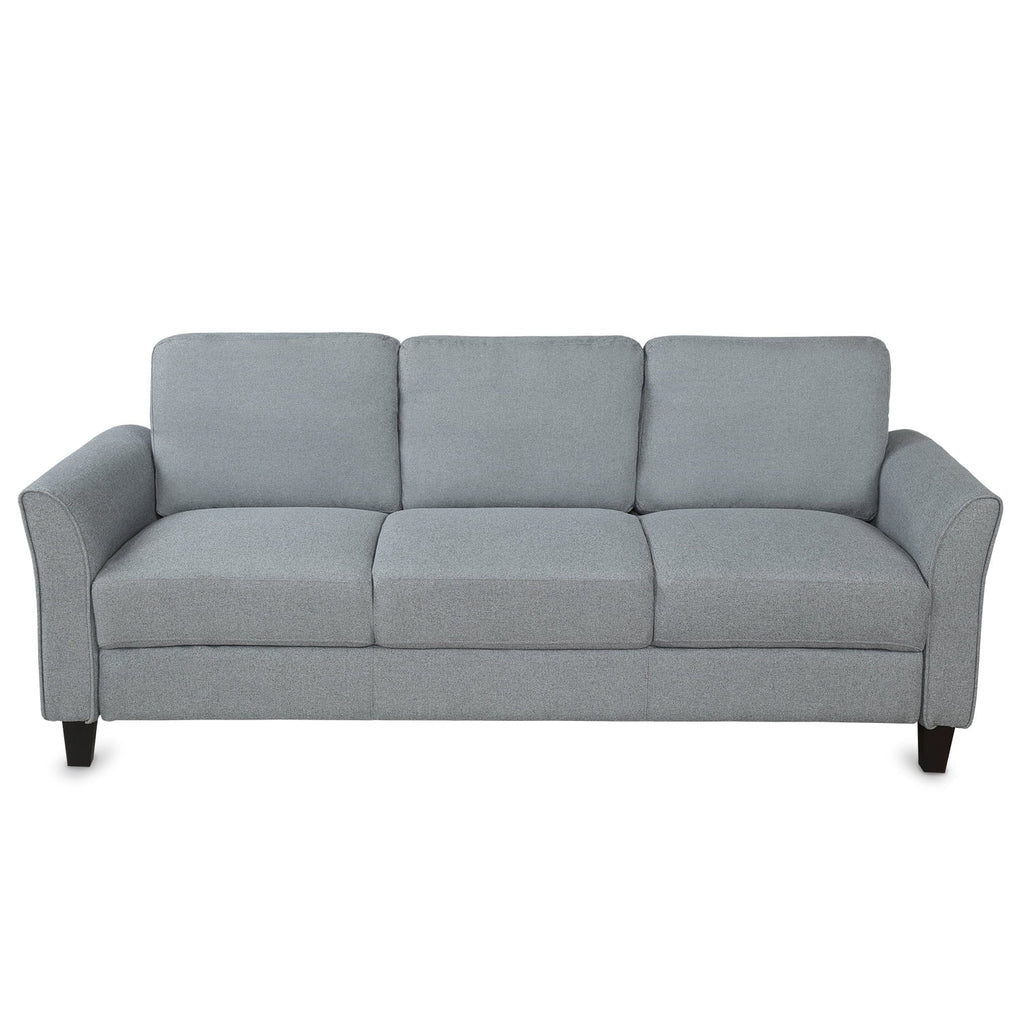Living Room and Furniture Sofa (Gray) Anself chair 3-seat