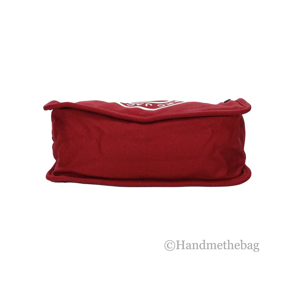 Convertible Bag Savvy Tote Jacobs Canvas Marc Red Fabric Purse Medium Shoulder