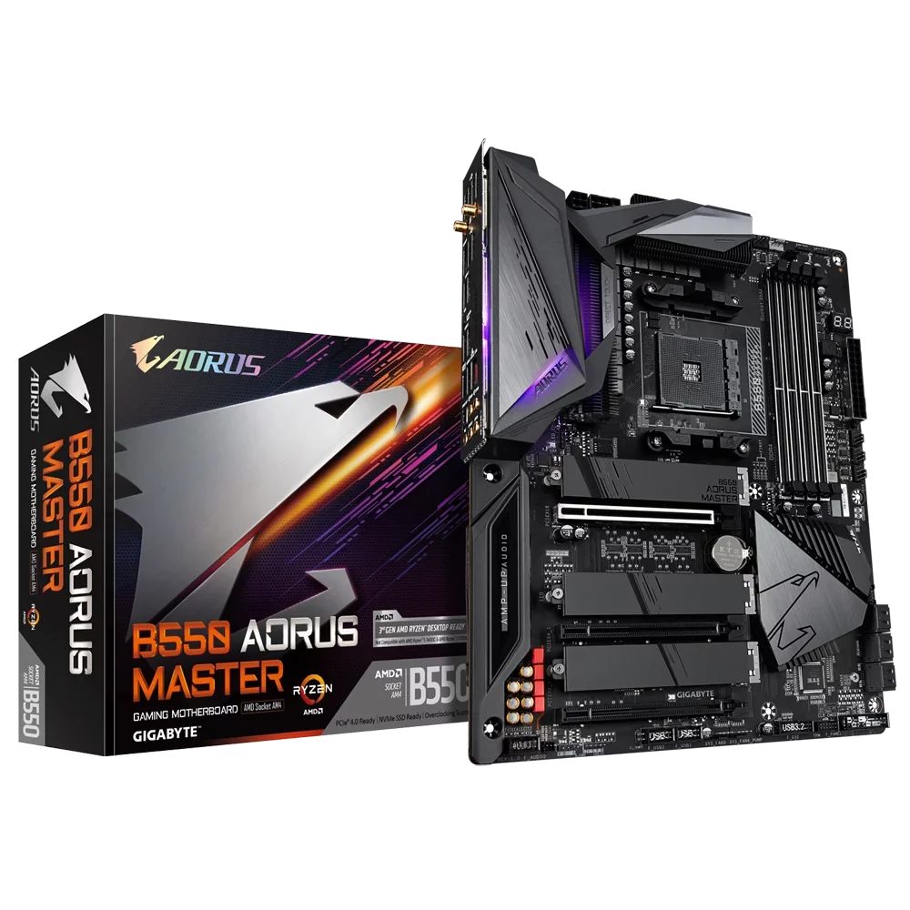 Motherboard Direct B550 AMD Digital GIGABYTE VRM AORUS with Phases 16