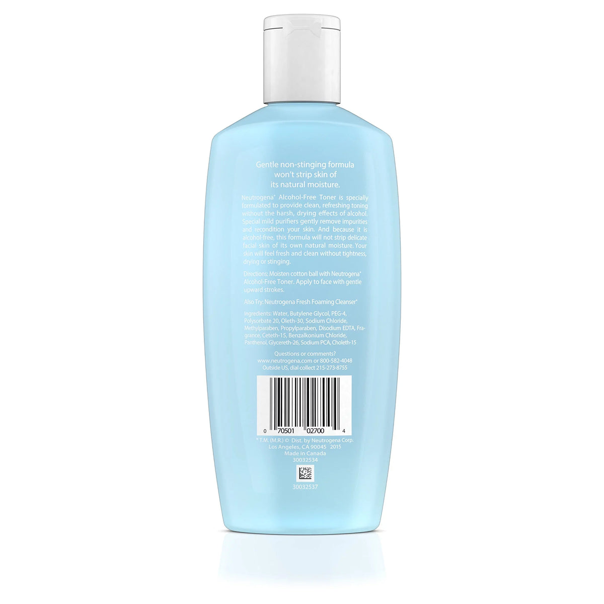 Toner, Facial with Neutrogena Hypoallergenic Alcohol-Free and Formula Oil-
