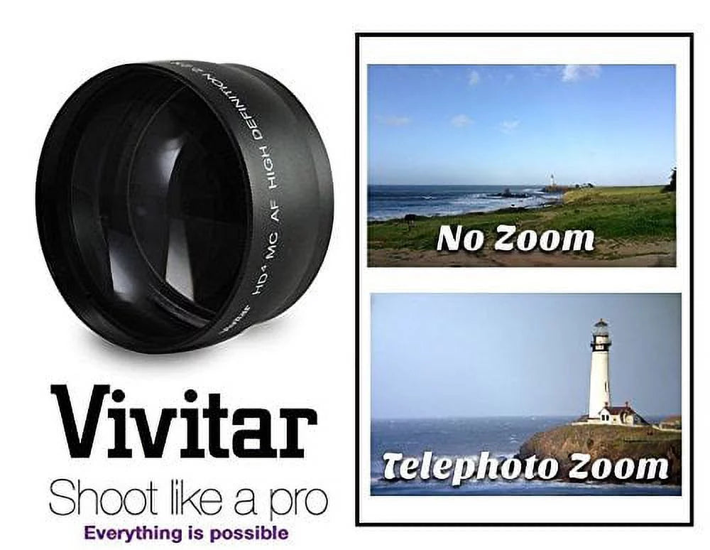 Telephoto Lumix For Fits) & Panasonic Lens -G7 (46mm Angle Set Wide -G7K Hi-Def