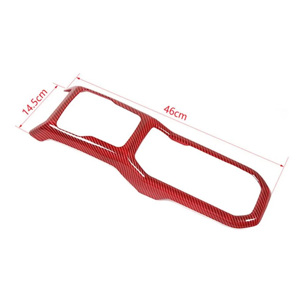 Jeep Cup Panel For Red Shift Cover Wrangler Teledu Gear Parts Holder Carbon Trim