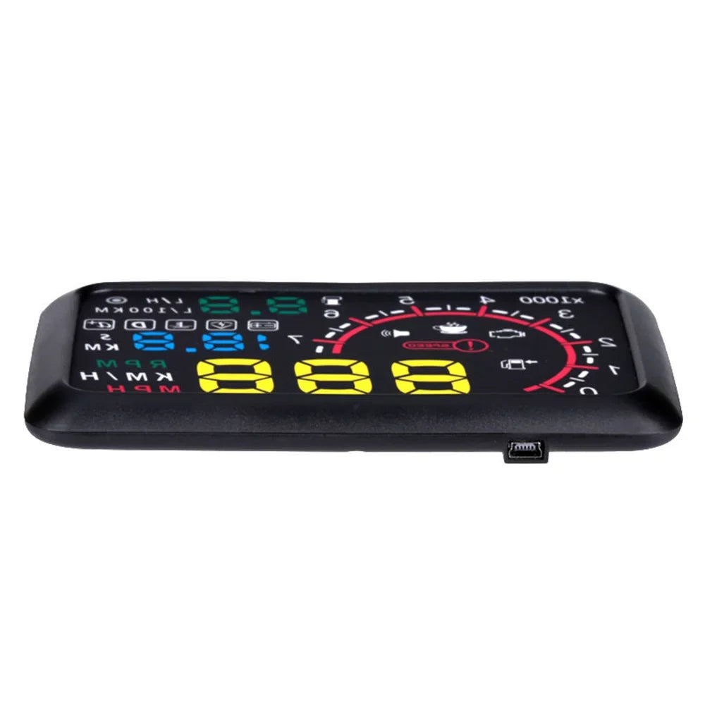 with Drive Speedometer, Temperature, Flexible liquid Up Safely Andoer Modes Mileage, Display, Alarm Head